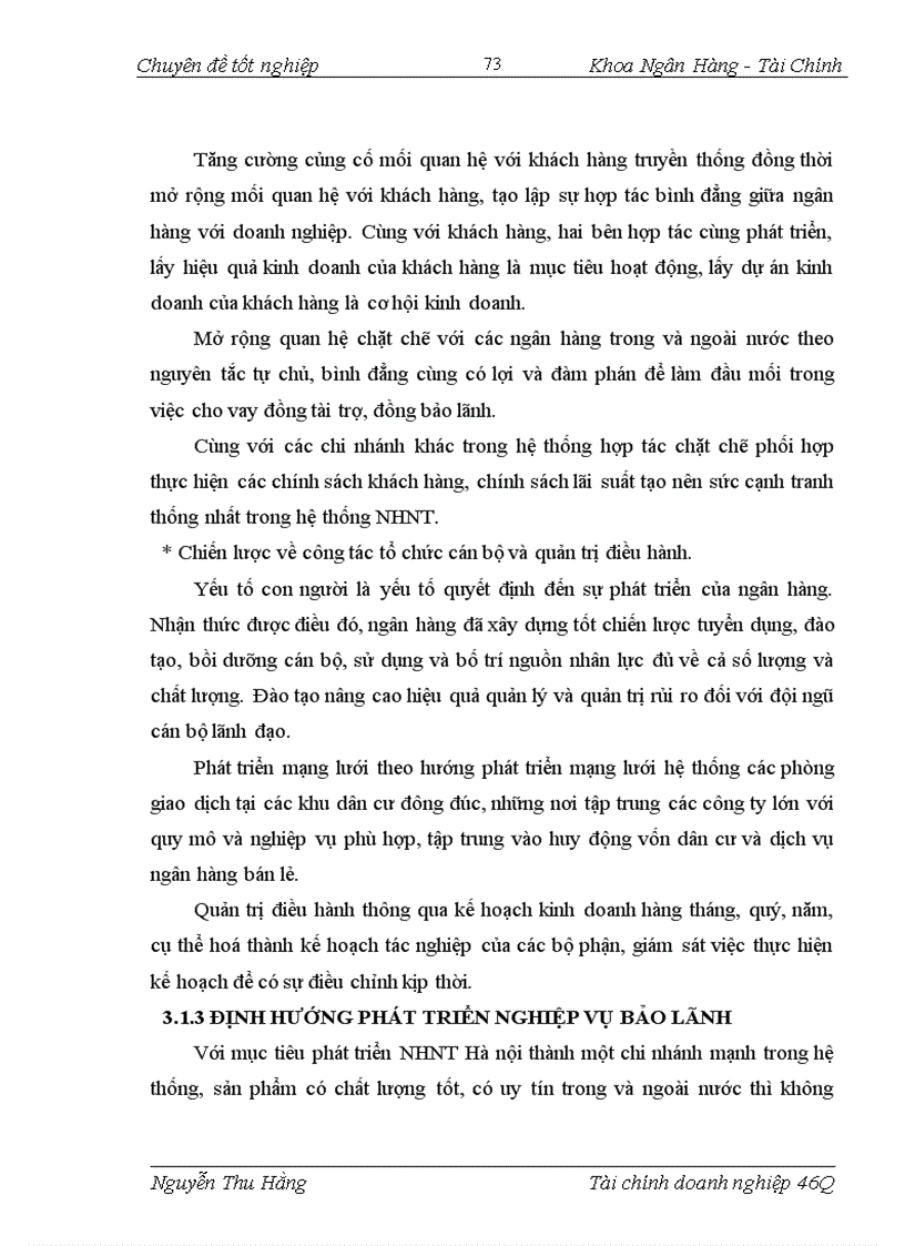 image for page Giải pháp nâng cao chất lượng hoạt động bảo lãnh tại Chi nhánh Ngân hàng Ngoại thương Hà nội