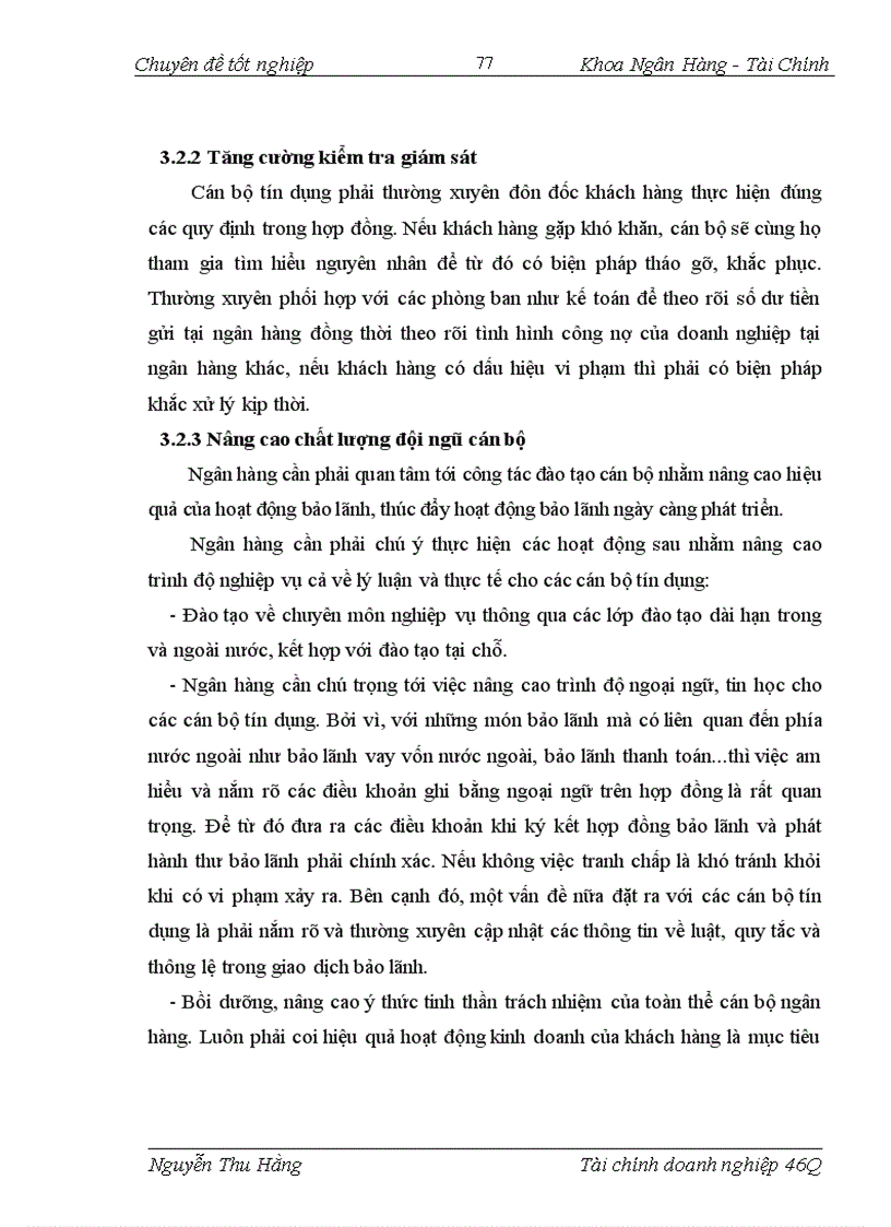 image for page Giải pháp nâng cao chất lượng hoạt động bảo lãnh tại Chi nhánh Ngân hàng Ngoại thương Hà nội