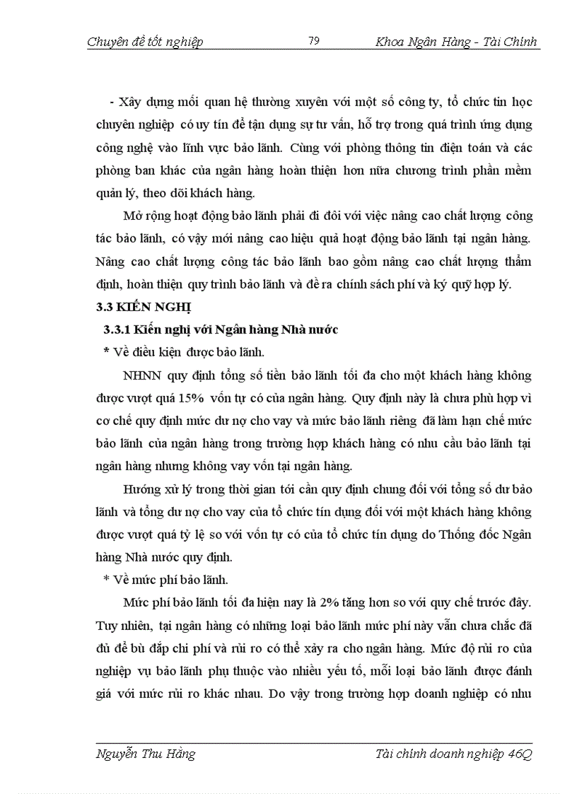 image for page Giải pháp nâng cao chất lượng hoạt động bảo lãnh tại Chi nhánh Ngân hàng Ngoại thương Hà nội