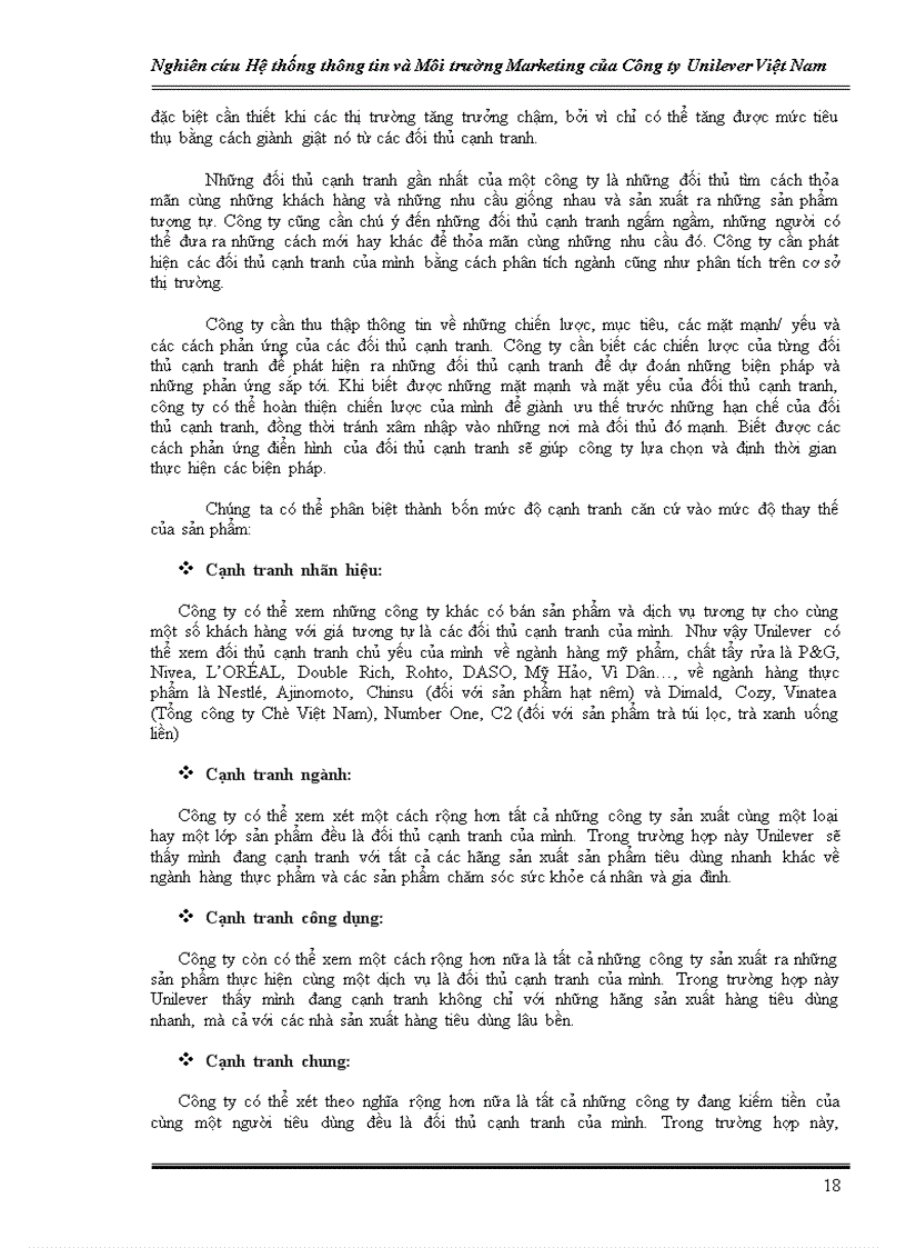 image for page Nghiên cứu Hệ thống thông tin và Môi trường Marketing của Công ty Unilever Việt Nam