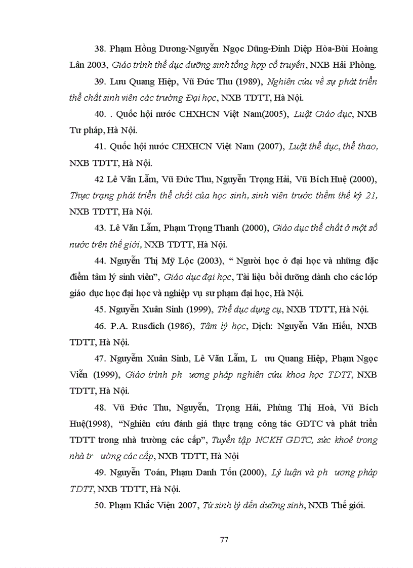 image for page Nghiên cứu hiệu quả của chương trình thể dục tổng hợp cổ truyền đối với việc nâng cao sức khoẻ cho nữ sinh trường đại học Dân Lập Thăng Long