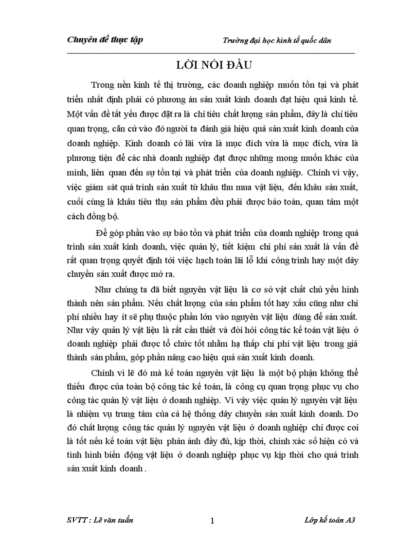 image for page Tổ chức công tác kế toán nguyên vật liệu tại Công ty CP xây dựng lắp máy điện nước Hà nội