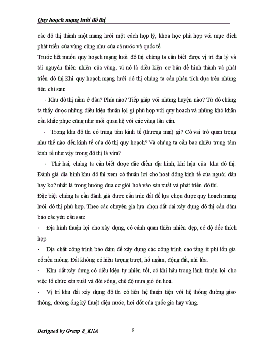 image for page Quy hoạch mạng lưới đô thị