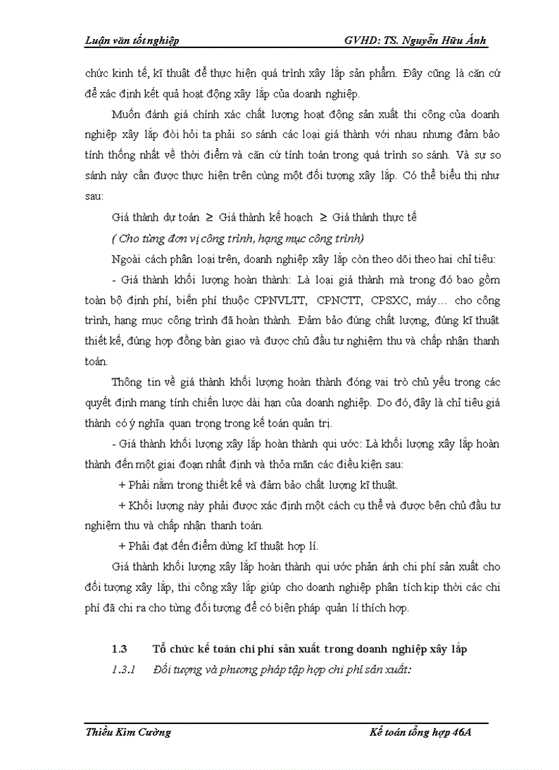 image for page Kế toán chi phí và tính giá thành phẩm tại Công ty Cổ phần Cơ khí lắp máy Sông Đà