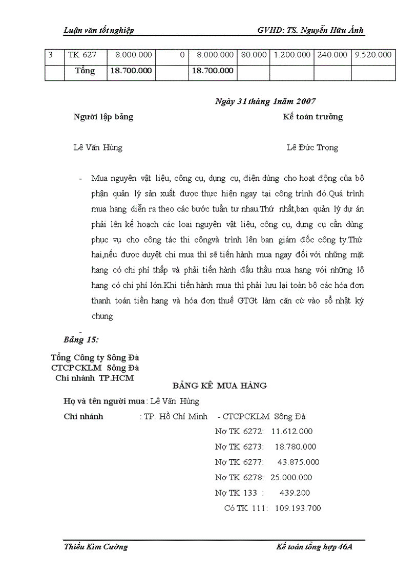 image for page Kế toán chi phí và tính giá thành phẩm tại Công ty Cổ phần Cơ khí lắp máy Sông Đà