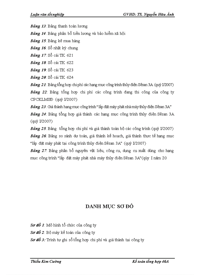 image for page Hoàn thiện công tác hạch toán chi phí và tính giá thành sản phẩm xây lắp tại Công ty Cổ phần Cơ khí lắp máy Sông Đà