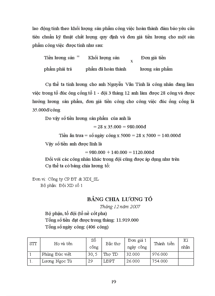 image for page Kế toán tiền lương và các khoản trích theo lương tại công ty cổ phần đầu tư và xây dựng số I Sơn La
