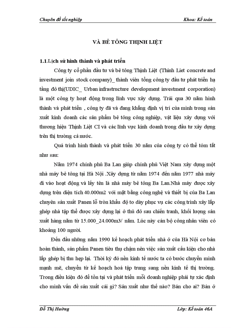 image for page Hoàn thiện kế toán nguyên vật liệu ở Công ty cổ phần đầu tư và bê tông Thịnh Liệt