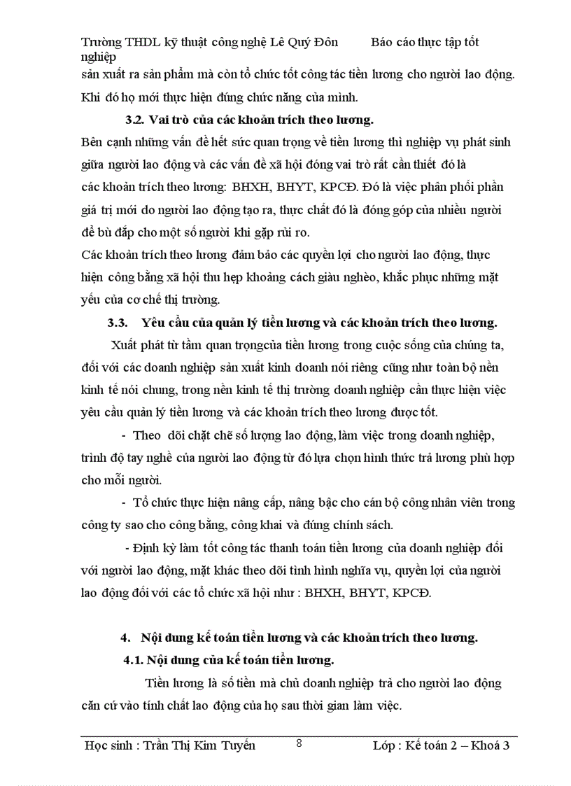 image for page Một số nhận xét và kiến nghị nhằm hoàn thiện công tác kế toán tiền lương và các khoản trích theo lương tại Công ty TNHH Tân Thái Bình