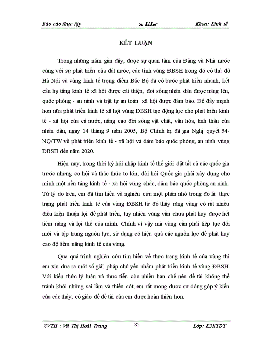 image for page Thực trạng và một số giải pháp chủ yếu nhằm phát triển kinh tế vùng Đồng Bằng Sông Hồng