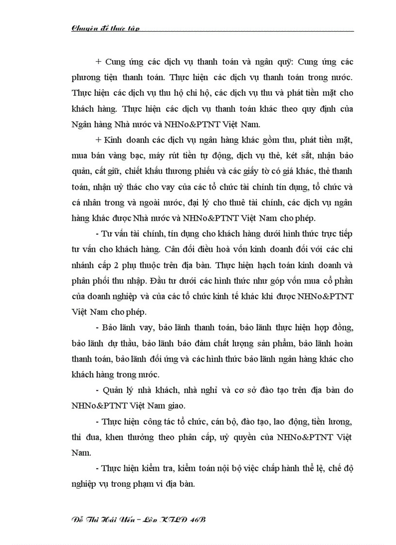 image for page Cải tiến công tác đào tạo và phát triển nguồn nhân lực ở Ngân hàng Nông nghiệp và phát triển nông thôn Bắc Hà Nội