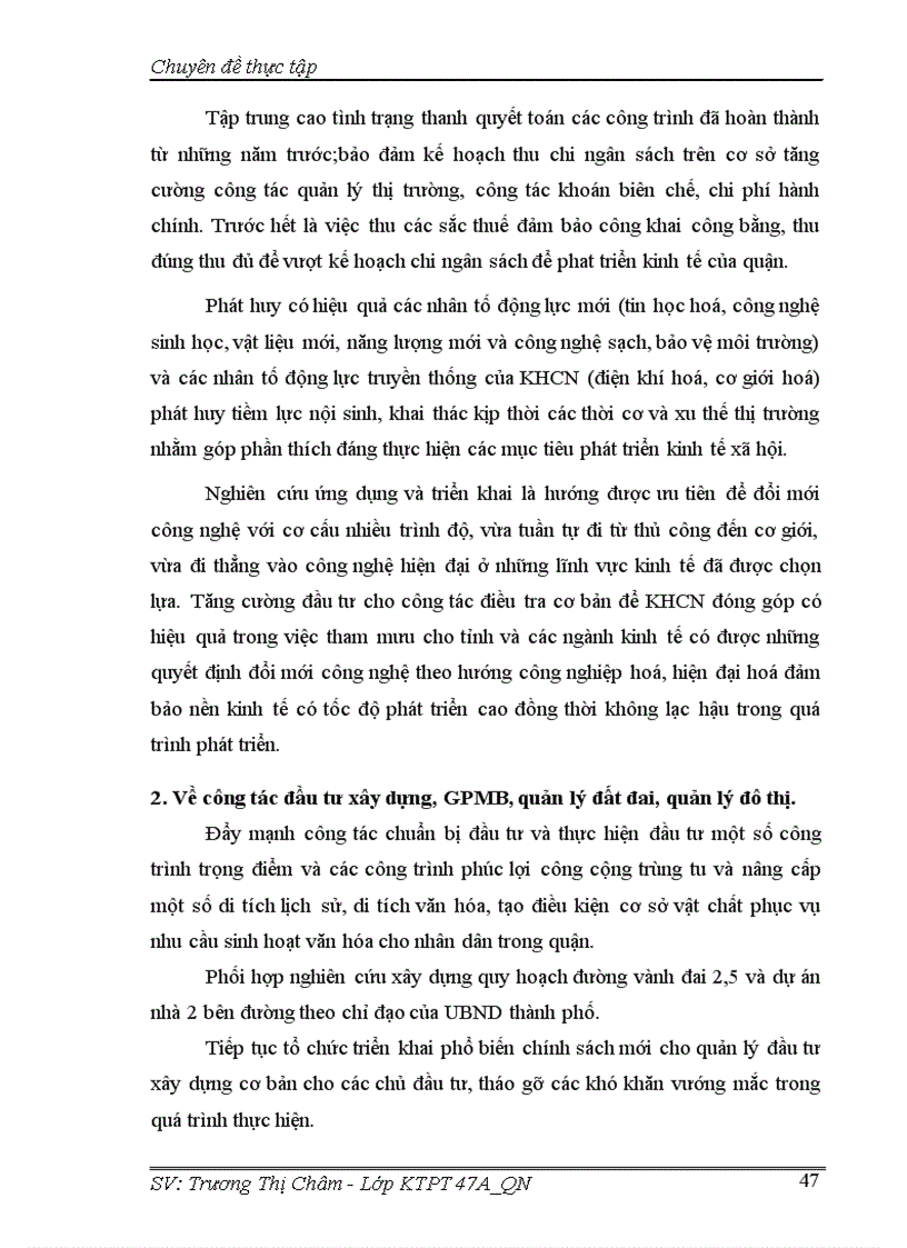 image for page Giải pháp thực hiện kế hoạch phát triển kinh tế xã hội của quận Thanh Xuân đến năm 2010
