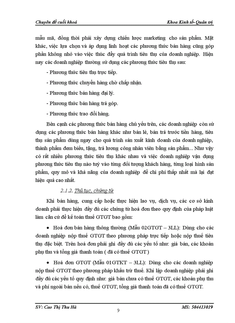 image for page Hoàn thiện công tác kế toán tiêu thụ thành phẩm và xác định kết quả kinh doanh tại Công ty TNHH Nhà nước 1 thành viên Cơ Điện Trần Phú