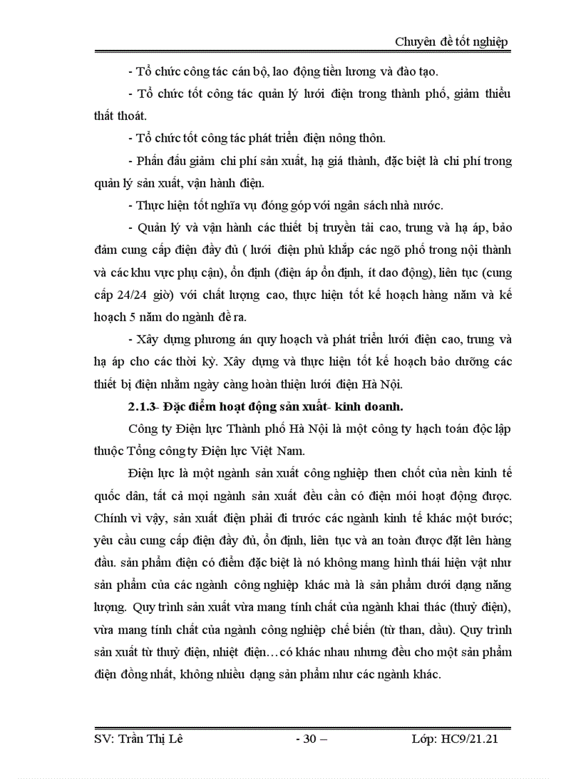 image for page Tổ chức công tác kế toán nguyên vật liệu tại Công ty Điện lực thành phố Hà Nội