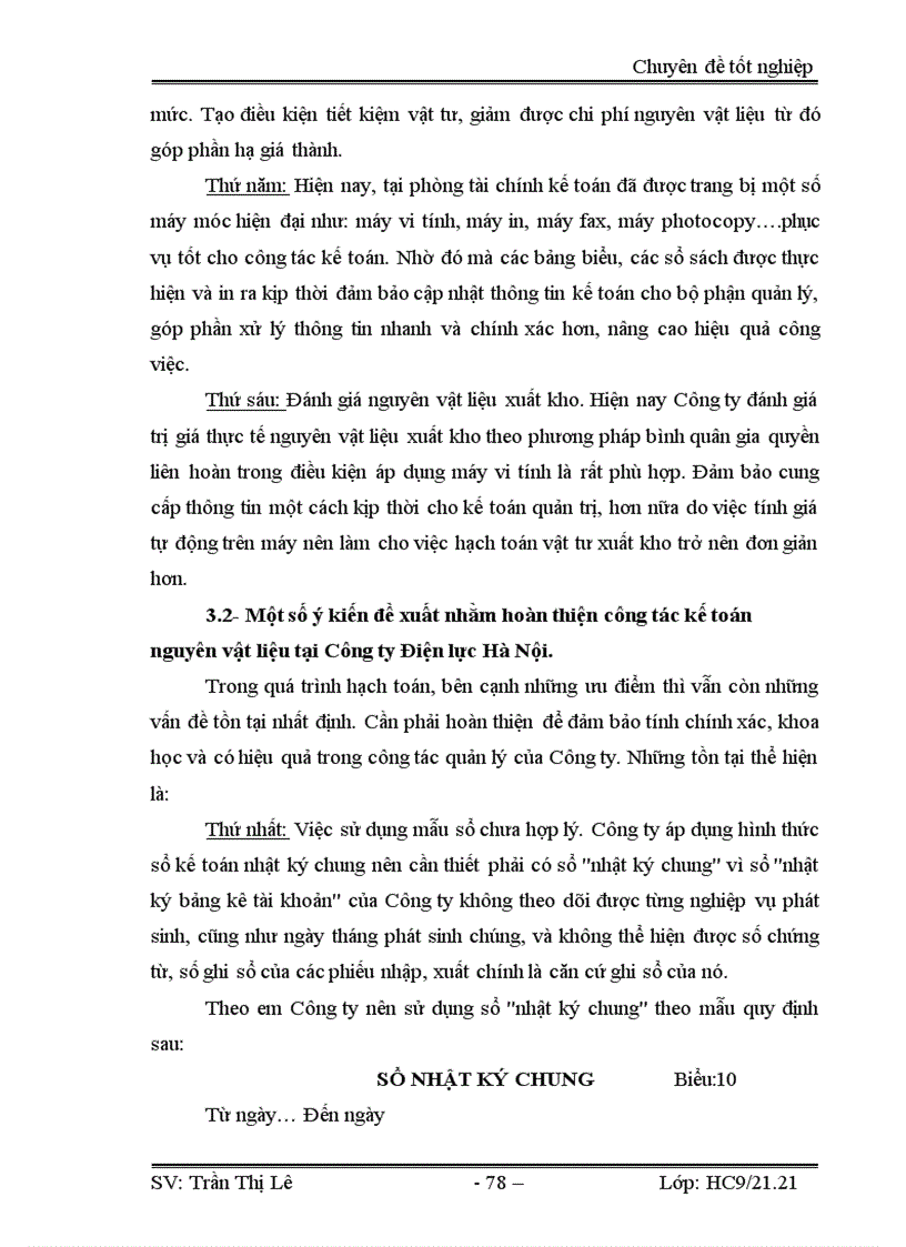 image for page Tổ chức công tác kế toán nguyên vật liệu tại Công ty Điện lực thành phố Hà Nội