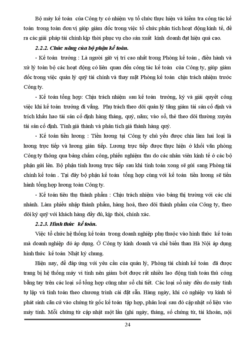image for page Công tác kế toán tiền lương và các khoản trích theo lương tại Công ty chế biến và kinh doanh than Hà Nội