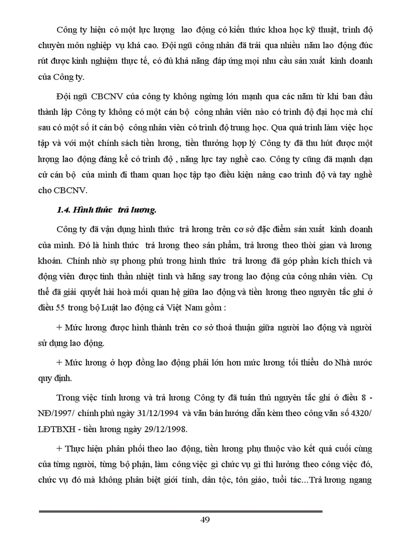 image for page Công tác kế toán tiền lương và các khoản trích theo lương tại Công ty chế biến và kinh doanh than Hà Nội