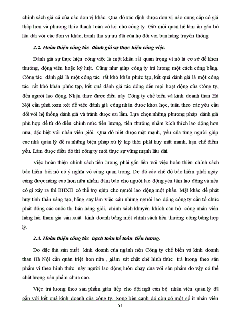image for page Công tác kế toán tiền lương và các khoản trích theo lương tại Công ty chế biến và kinh doanh than Hà Nội