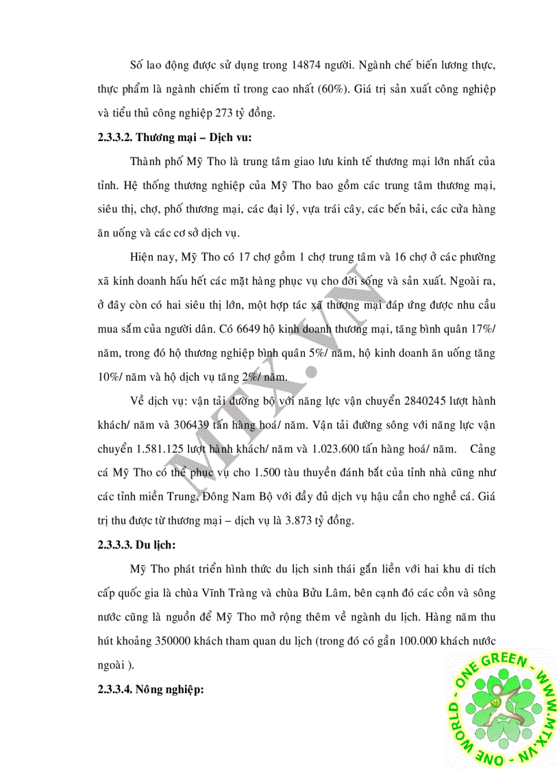 image for page Đánh giá chất lượng nước mặt sông Tiền qua đoạn thành phố Mỹ Tho