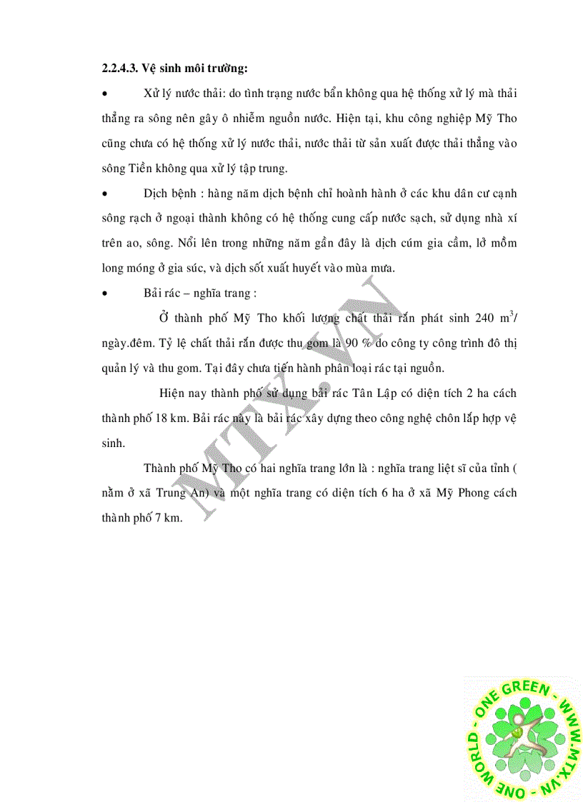 image for page Đánh giá chất lượng nước mặt sông Tiền qua đoạn thành phố Mỹ Tho