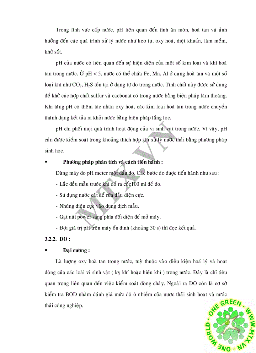 image for page Đánh giá chất lượng nước mặt sông Tiền qua đoạn thành phố Mỹ Tho