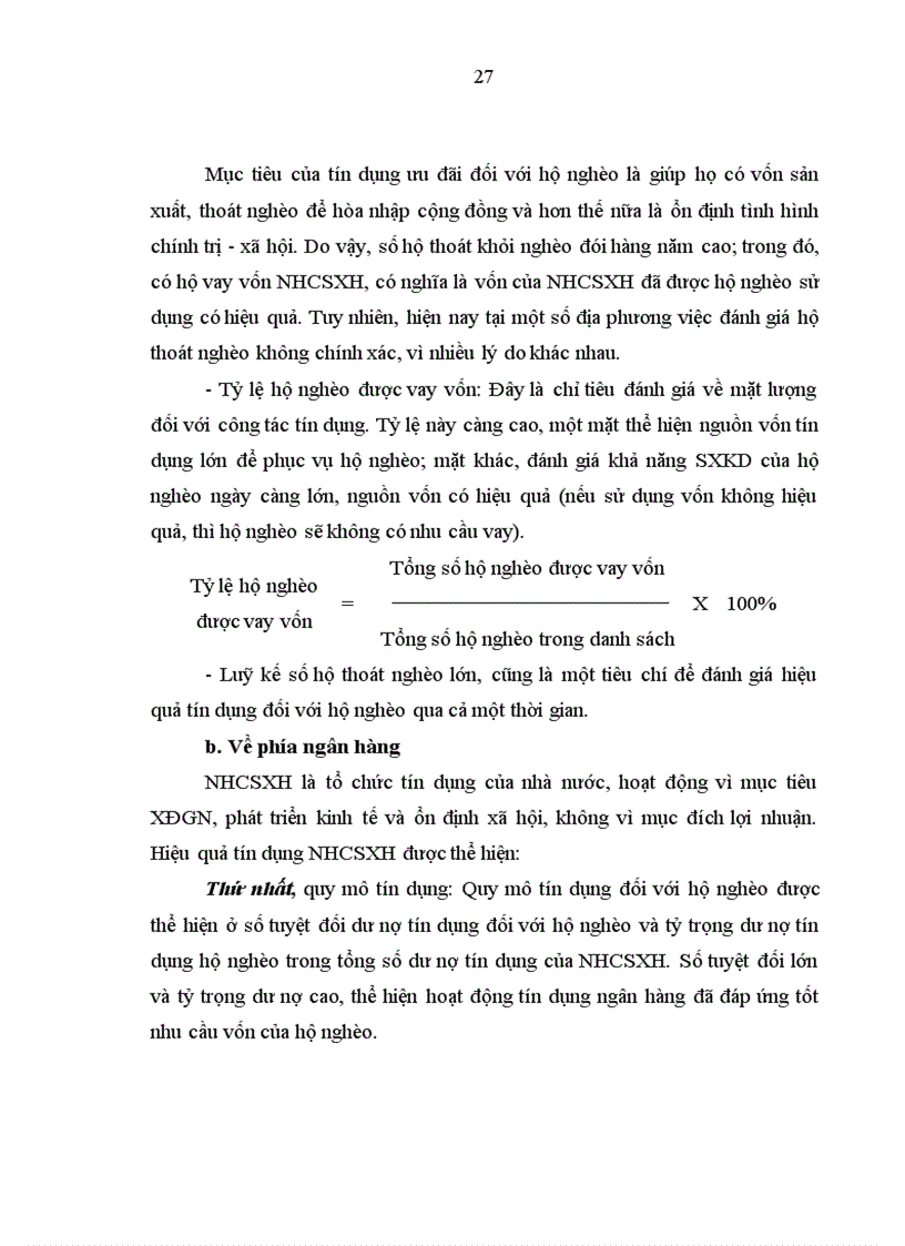 image for page Giải pháp nâng cao hiệu quả tín dụng đối với hộ nghèo tại Ngân hàng Chính sách xã hội tỉnh Nghệ An