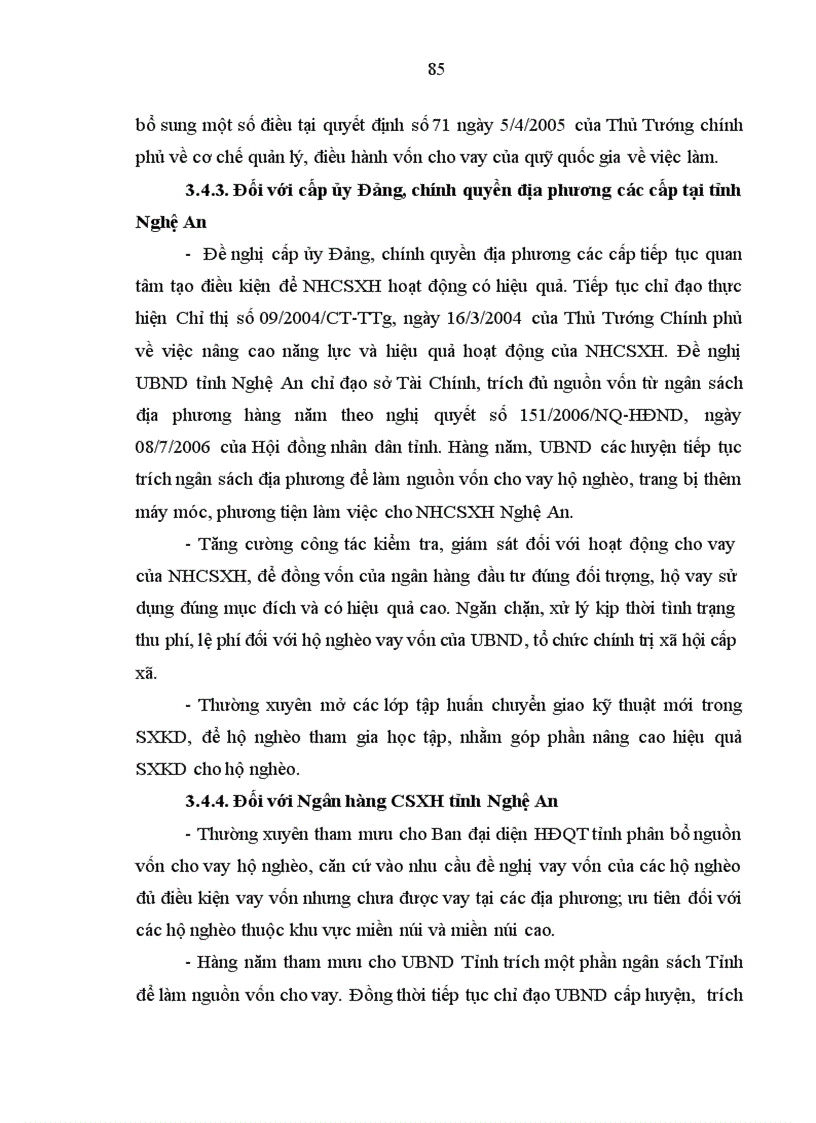 image for page Giải pháp nâng cao hiệu quả tín dụng đối với hộ nghèo tại Ngân hàng Chính sách xã hội tỉnh Nghệ An