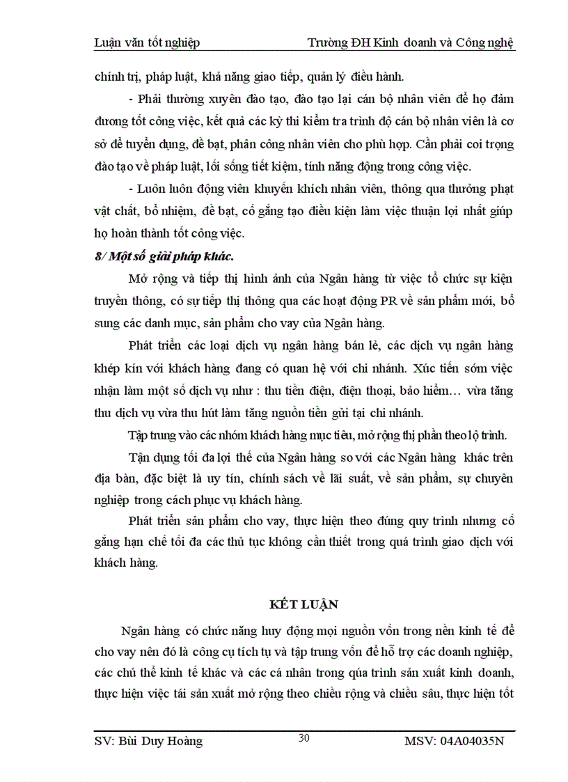 image for page Một số giải pháp nâng cao chất lượng tín dụng tại chi nhánh NHCT Phú Thọ