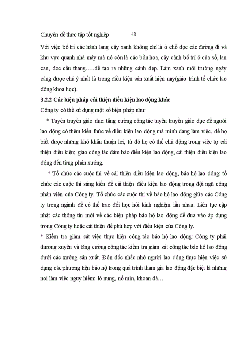 image for page Cải thiện điều kiện lao động trong công ty cổ phần xi măng Bỉm Sơn