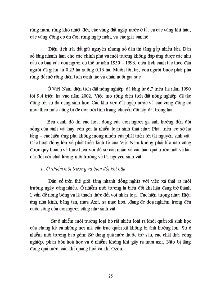 image for page Tình hình dân số và tài nguyên sinh vật trên thế giới và ở Việt Nam