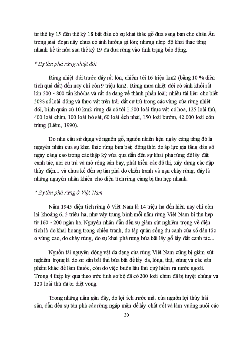 image for page Tình hình dân số và tài nguyên sinh vật trên thế giới và ở Việt Nam