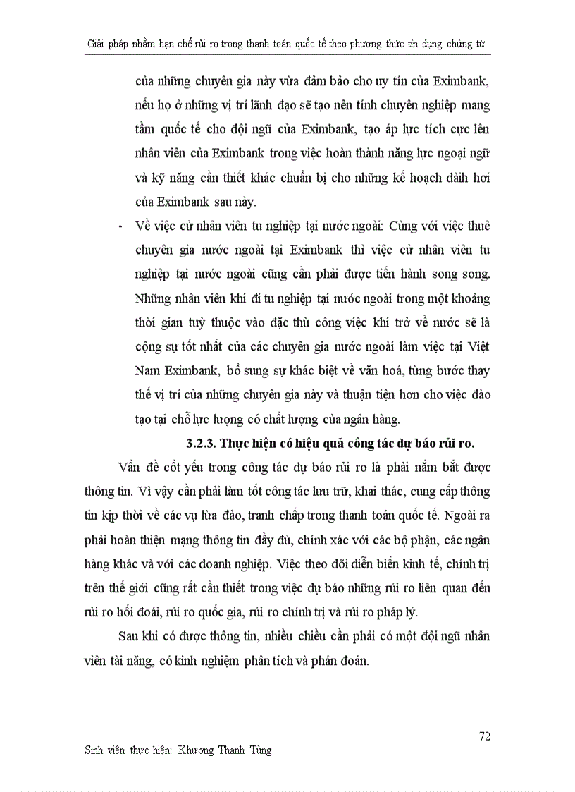 image for page Giải pháp nhằm hạn chế rủi ro trong thanh toán quốc tế theo phương thức tín dụng chứng từ tại ngân hàng thương mại cổ phần xuất nhập khẩu Việt Nam