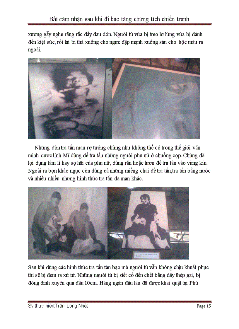 image for page Bài cảm nhận khi tham quan bảo tàng chứng tích chiến tranh môn đường lối đảng cộng sản