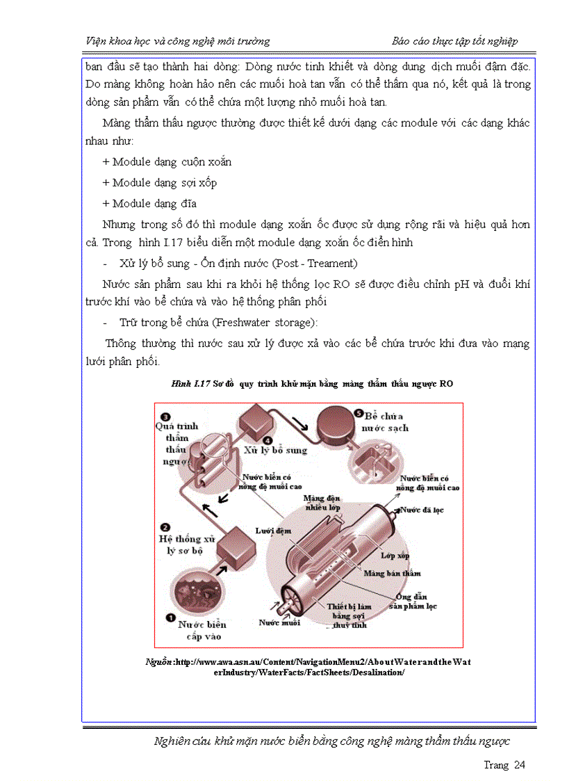 image for page Nghiên cứu khử mặn nước biển bằng công nghệ màng thẩm thấu ngược