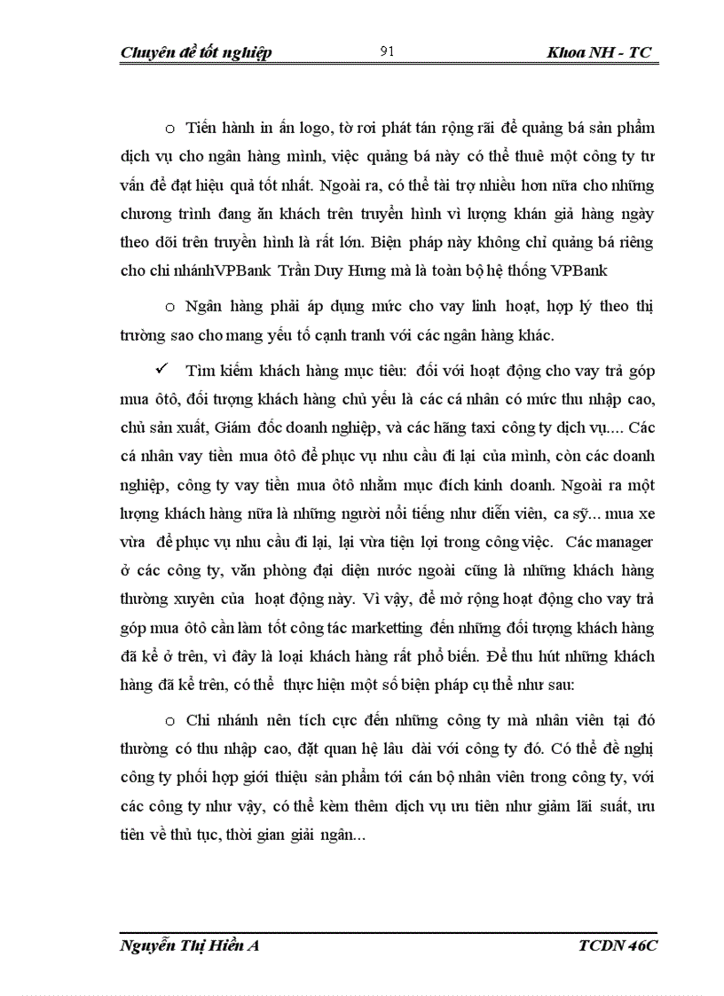 image for page Giải pháp nhằm mở rộng hoạt động cho vay trả góp mua ôtô của VPBank Trần Duy Hưng