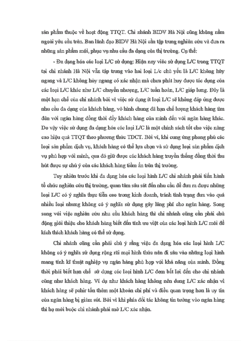 image for page Một số giải pháp và kiến nghị nâng cao hoạt động thanh toán tín dụng chứng từ tại NHĐT PTViệt Nam Chi nhánh Hà Nội