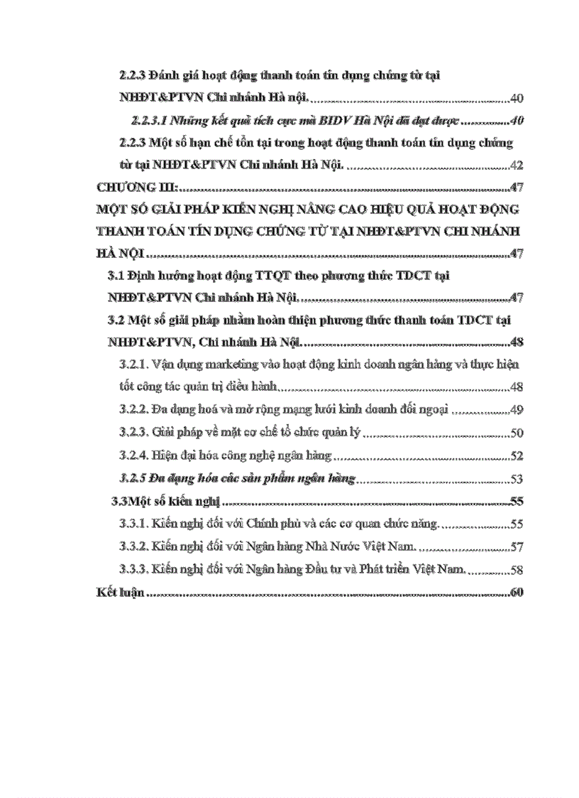 image for page Một số giải pháp và kiến nghị nâng cao hoạt động thanh toán tín dụng chứng từ tại NHĐT PTViệt Nam Chi nhánh Hà Nội