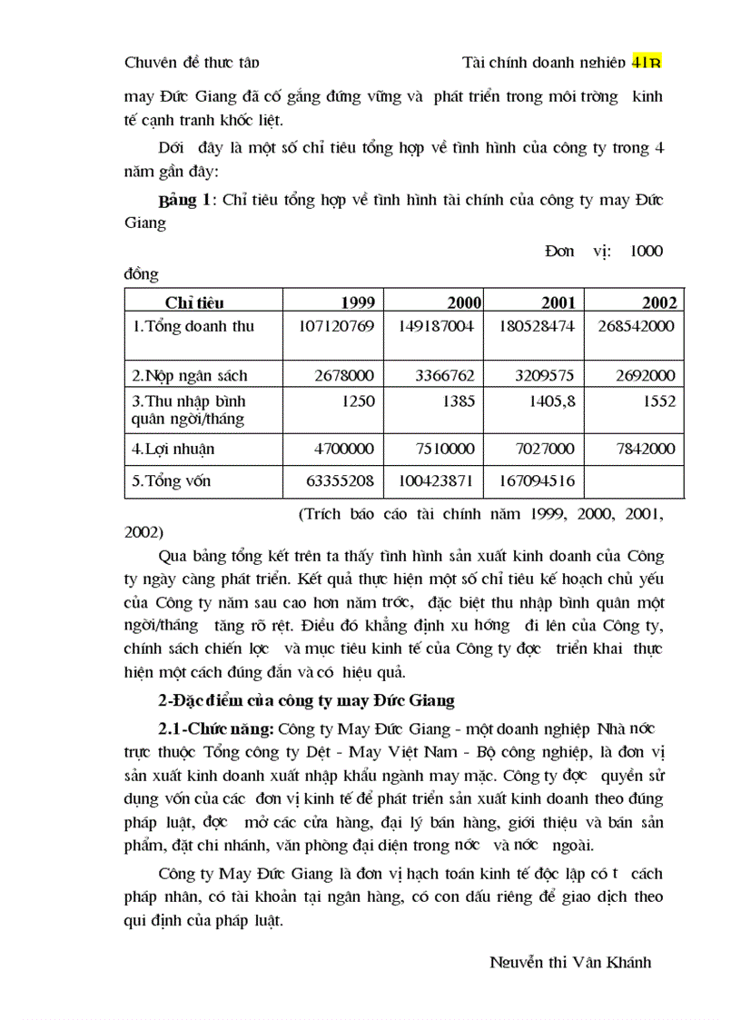 image for page Ứng dụng phương pháp phân tích tỷ số và phương pháp so sánh vào phân tích tài chính của Công ty may Đức Giang
