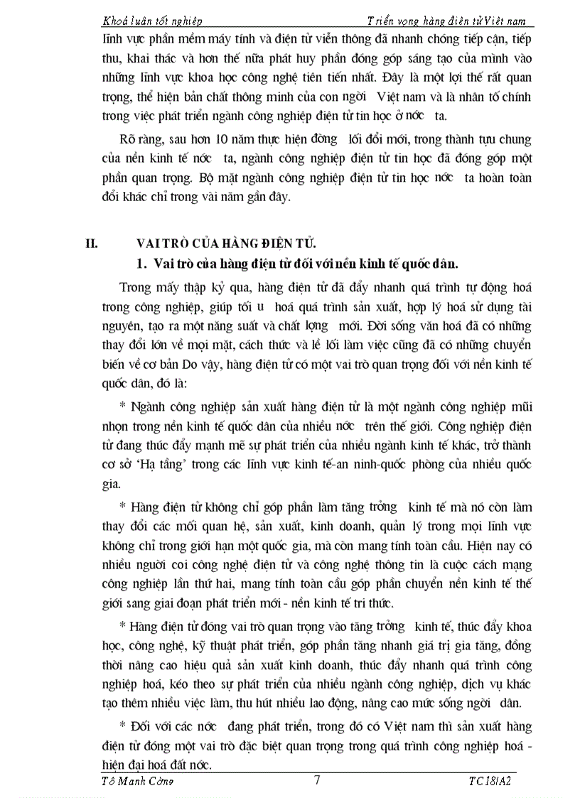 image for page Tổng quan về hàng điện tử Việt Nam