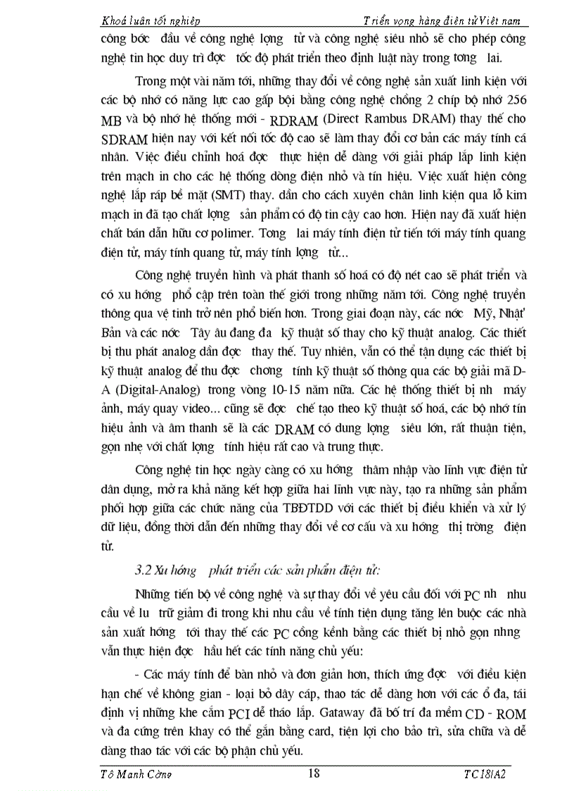 image for page Tổng quan về hàng điện tử Việt Nam