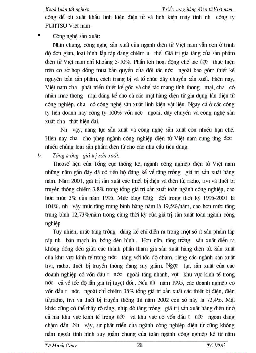 image for page Tổng quan về hàng điện tử Việt Nam