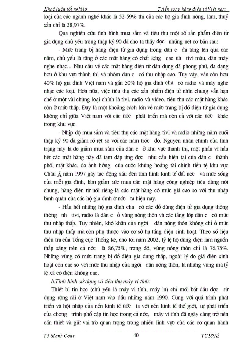 image for page Tổng quan về hàng điện tử Việt Nam