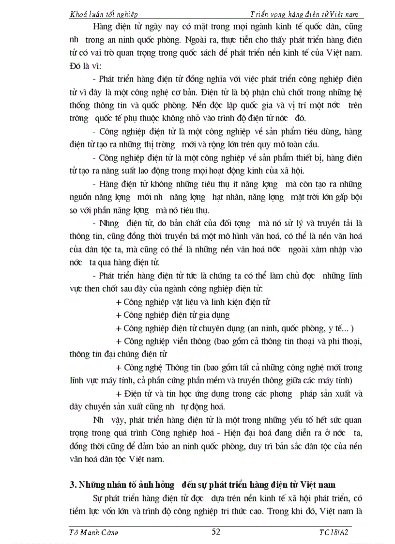 image for page Tổng quan về hàng điện tử Việt Nam