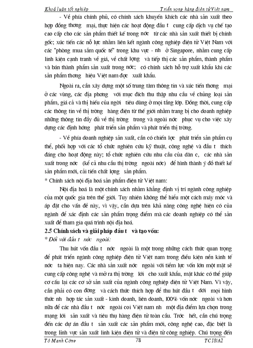 image for page Tổng quan về hàng điện tử Việt Nam