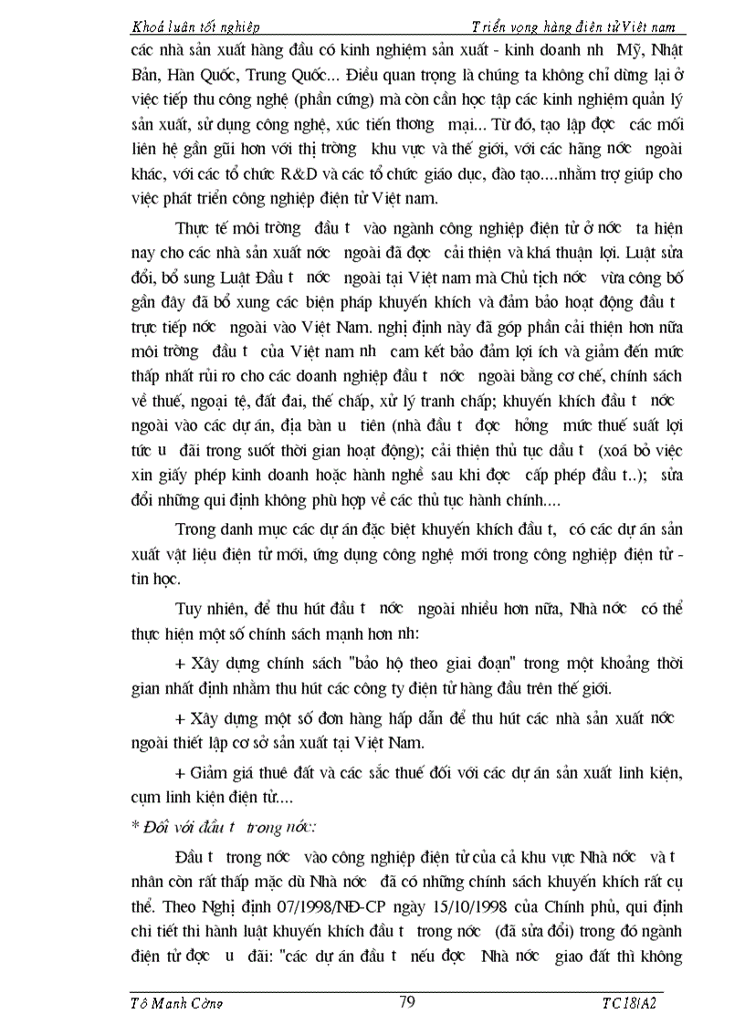 image for page Tổng quan về hàng điện tử Việt Nam