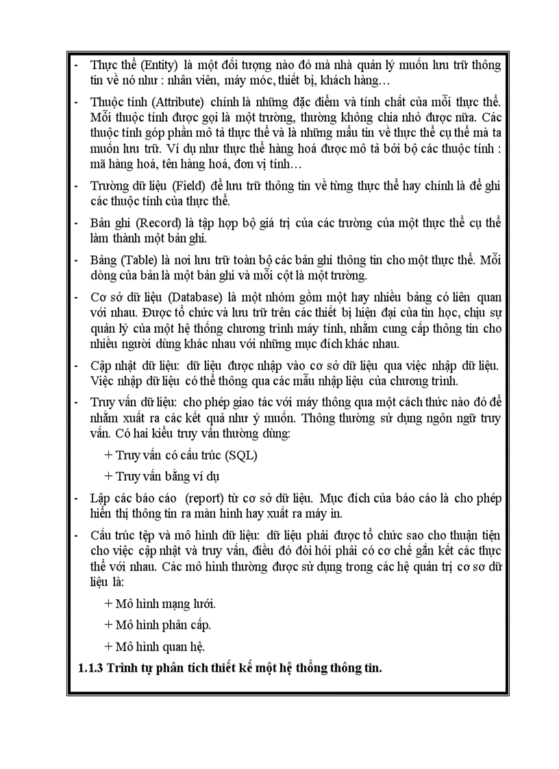 image for page Hệ thống thông tin quản lý kho hàng cho cửa hàng 87 Lý Nam Đế bằng Hệ quản trị cơ sở dữ liệu Visual Foxpro 7 0