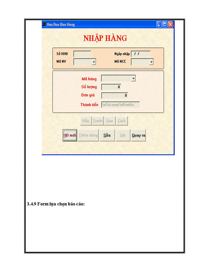 image for page Hệ thống thông tin quản lý kho hàng cho cửa hàng 87 Lý Nam Đế bằng Hệ quản trị cơ sở dữ liệu Visual Foxpro 7 0