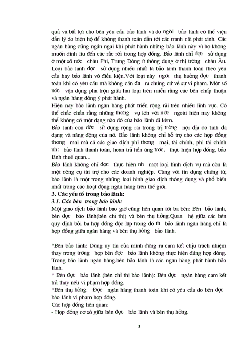 image for page Hoàn thiện phát triển nghiệp vụ bảo lãnh tại Ngân Hàng ĐT PT Hà Nội