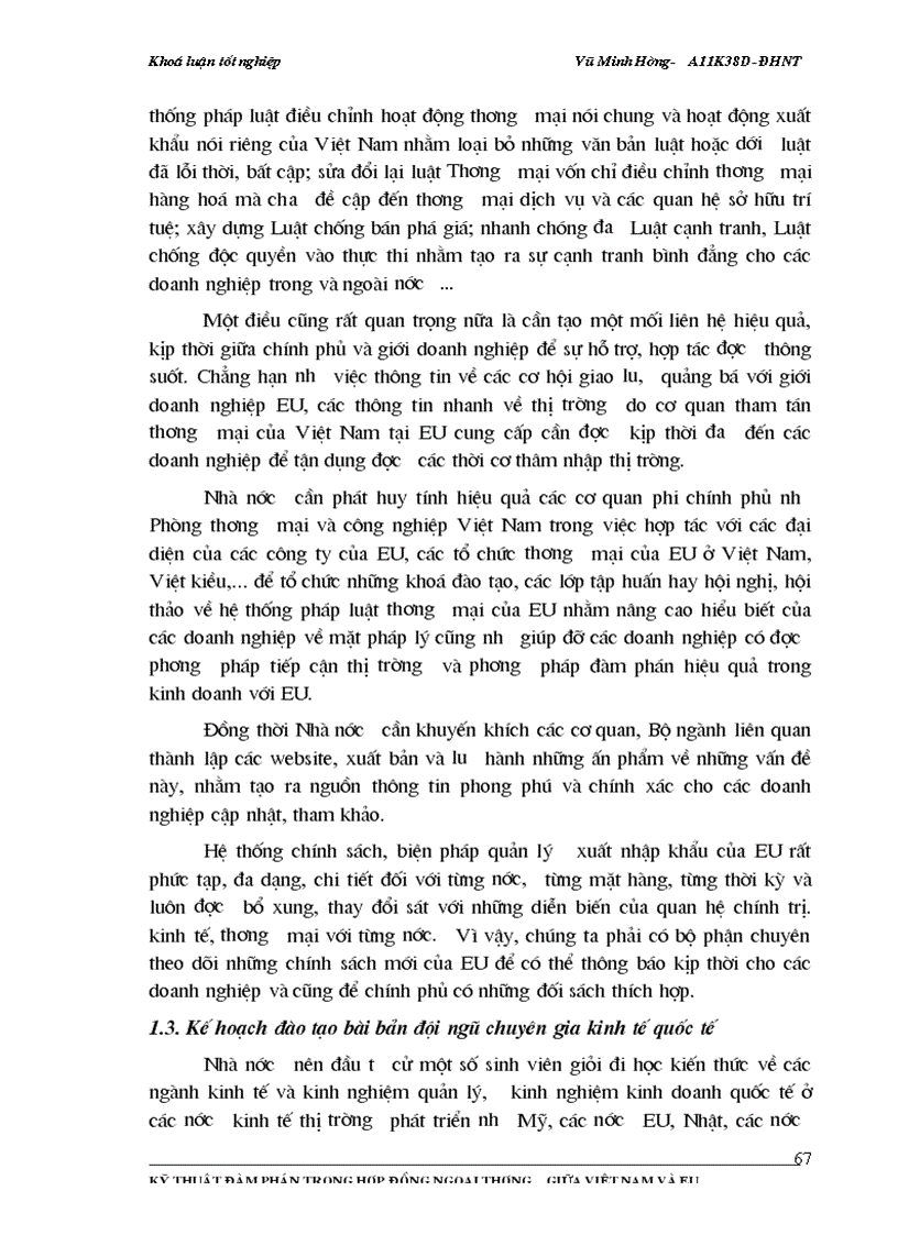 image for page Kỹ thuật đàm phán trong hợp đồng ngoại thương giữa Việt Nam và EU