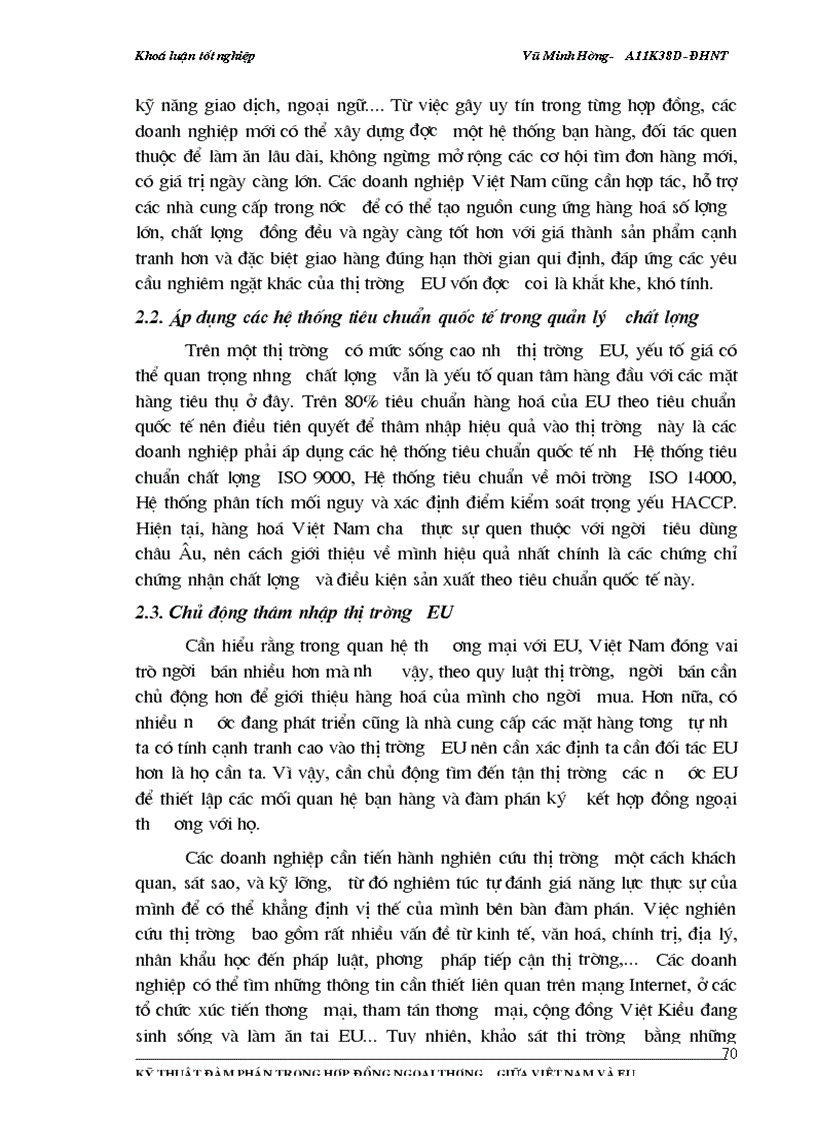 image for page Kỹ thuật đàm phán trong hợp đồng ngoại thương giữa Việt Nam và EU